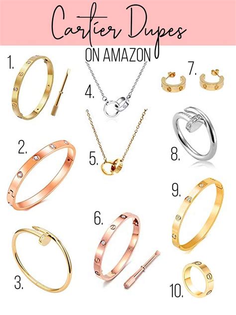 amazon cartier love ring dupe|cartier love earrings dupe amazon.